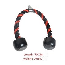 홈트 tricep rope push pull down cord for bodybuilding exercise 체육관 운동 for home or gym use fitness, 70cm