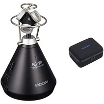 ZOOM 줌 핸디레코더 바이노럴 VR 360도 마이크 ASMR H3-VR, 전용 가방 세트