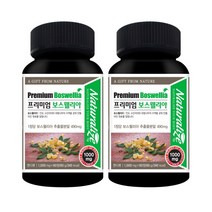 보스웰리아 추출 분말 정 100% 인도산 보스웰릭산 boswellia 식약청 HACCP 인증, 2개, 1박스 60정(2개월분)