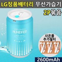 allution_올루션몰_(묶음상품기획전) 국산 LG셀 무선가습기 미니가습기 2P USB가습기 충전식 휴대용가습기 미니가습기 캔가습기 유에스비가습기 충전용_올루션몰_allution, 옵션없는_단일상품