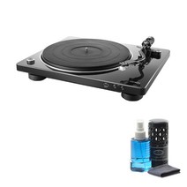 데논 DP-450USB 턴테이블 + LP/CD 클리닝액, 블랙
