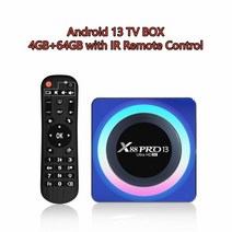 셋톱박스 선반거치대 IPTV 정리함 공유기 2023 X88 프로 13 안드로이드 스마트 TV 박스 락칩 RK3528 2G 16G 4G 64G 8K HD 비디오 디코딩 듀얼 밴드, 9.Eu 플러그  4GB 64GB IR