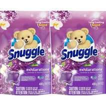 스너글 캡슐 세탁 세제 라벤더 앤 바닐라 오키드 미국 Snuggle Capsule Laundry detergent Lavender n Vanilla Orchid 20개입 2팩 향기