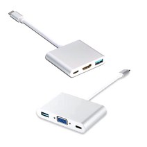 3in1 Type-C타입 HDMI VGA DAX모드 삼성텍스모드 닌텐도스위치 맥북젠더 변환젠더 PDB-TCH TCV, PDB-TCH10