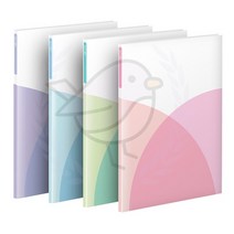 새임 포켓 클리어북 A4 10매 클리어화일 부동산화일 포켓화일, 보라(401134)