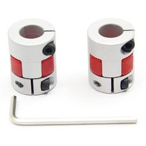 Befenybay 5mm~10mm 알루미늄 플럼 플렉시블 샤프트 커플링 직경 20mm 길이 25mm 커넥터 유연한 커플러 3D 프린터 CNC 기계 및 서보 스텝 모터용(5x10mm, 10-10mm