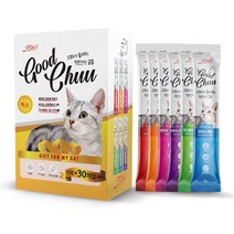 굿츄 6가지맛혼합 15g x 120개 착한간식 짜먹는 고양이간식, 단품, 상세 설명 참조
