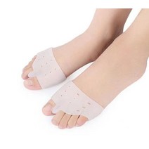 생안발발톱꼬임교정패치 족저근막염실내화 평발슬리퍼 자세교정 bunion 겹침 용 1 쌍 실리콘 앞발 패드 분리기 물집 방지 옥수수 굳은 살 풋 케어, 하얀