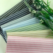 [동대문원단]리틀체크 봄가을용 구김없는 직기원단, 그레이