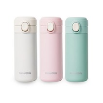 . 스텐304 이중잠금 보온보냉병 350ml, 화이트