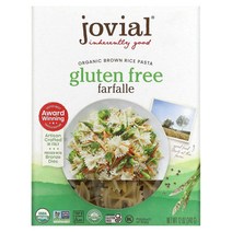 조비알 Jovial 오가닉 현미 파스타 파르팔레 12 온스 (340 g), 1개