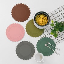 국산 실리콘 냄비받침 예쁜 주방 다용도받침대 레이스H/N: TDHDEAL25 +H7, 향기나무 레이스 냄비 그레이