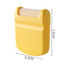 세탁소용 보풀제거기 니트 코트 가디건 가정용 Geekroom Pellet Cut Machine Epilator Reusable Portable Sweater Dust Roller, [04] YELLOW