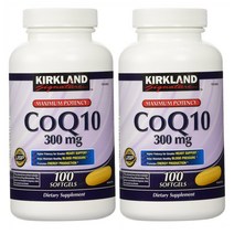 Kirkland Signature CoQ10 커클랜드 시그니쳐 맥시멈 포텐시 코큐텐 300mg 100소프트젤 2팩
