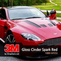 쿨제이 3m 1080-GP253 신더 스파크 레드 유광 차량 PPF 카스킨 생활보호 패키지 마프로 에이버리 크롬 (2740634)
