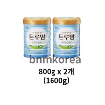 트루맘 일동후디스 프리미엄 포뮬라 분유 2단계, 800g, 2개