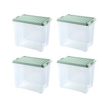 브리다 리빙박스 85L, 그린, 4개