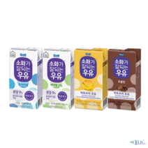매일우유 소화가잘되는 우유 멸균우유 190ml 24개 바나나 초콜릿 오리지널 저지방, 매일우유 오리지널 24팩