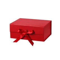 리빙앤도 고급 리본매듭 기프트박스 1호, 1개, 레드