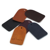 레스트하비 통가죽 네임택 뜨개가방 라벨, 베지터블쵸코