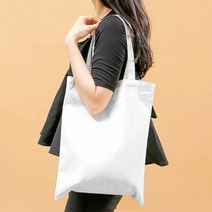 무지 에코백 2P 34.5X42CM 화이트 캔버스에코백 에코백꾸미기