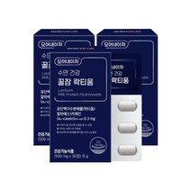 모어네이처 수면 건강 꿀잠 락티움, 30정, 3박스
