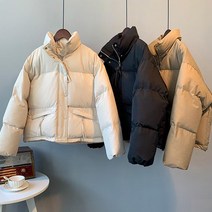 바바라옷장 B-222233 - 테이큰 하이넥 패딩/66까지/고퀄리티/기본핏/아우터/웰론/기본패딩/크롭