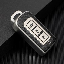 Tpu 자동차 키 케이스 포브 셸 커버 미쓰비시 L200 ASX 포르티스 콜트플러스 아웃랜더 이클립스 크로스 파제로 스포츠 랜서 악세사리, [03] silver, 03 silver