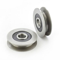 벨트풀리 타이밍벨트 10/12*50*13mm 6301RS 베어링 스틸 U 홈 V 둥근 바닥 5cm 풀리 6mm 가이드 휠 와이, 02 10x50x13mm