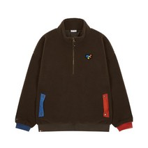 [국내 매장판] MILLET CLASSIC FLEECE HALF ZIP-UP JACKET BROWN 265223