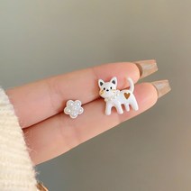 롱 우정 진주 목걸이 사랑스러운 토끼 나비 매듭 꽃 스터드 귀걸이 여성을 위한 패션 하트 술 고양이 드롭 웨딩 쥬얼리 피어싱 파티 선물