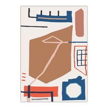 발수건 규조트 규조토발매트 추상적인 기하학 거실 방 십대 홈 푹신하고 부드러운 바닥 라운지 홈스테이 카펫, 26.C - 200x300cm