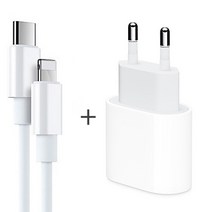 아이폰 14 C타입 20W 고속 충전기 어댑터 충전 애플 호환 C to 라이트닝 케이블 에어팟 프로 2 충전기 PD PPS, 20W PD 충전기+ C to 라이트닝 2M, 1세트