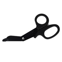 가위 공예용칼 유틸리티 나이프 생존 구조 야외 캠프 하이킹 외상 응급 처치 의료 거즈, 03 Black