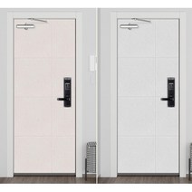 현관문 외부소음차단 셀프시공 자석 방음재 도어방음 흡음재 방문방음, 1개, 문고리세트 베이지 74