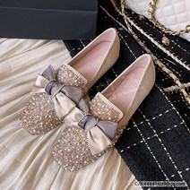 여성화 보석 장식 플랫슈즈 Flat Shoes 4T631