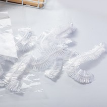 고급형 비닐 헤어캡 샤워캡 미용모자 100개