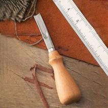 우드카빙 목공예 조각칼 3 크기 468mm 가죽 에지 크리저 베벨러 diy 수제 스카이빙 베벨링 나이프 절단 연마 도구 나무 손잡이 커터, a8mm