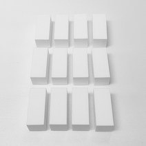 [ 이제이 ] 순정형 M L 사이즈 스펀지 도어가드 5종칼라 12P, 08 도어가드 L (30X30X70mm)-화이트12개
