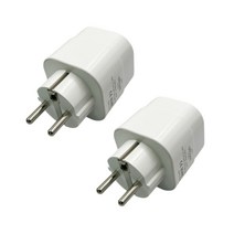 ATHOM Homekit WiFi 플매트 카펫 러그 소켓 Siri 음성 원격 제어 EU 16A 홈 오토메이션, [01] Eu 플매트 카펫 러그, [02] 2 PCS Homekit