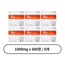 비타민C 1000mg 600정 6개, 1개, 1000mg 600정 6