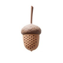 도토리 티인퓨져 실리콘 차거름망, 혼합색상, 2개