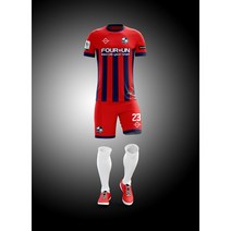 포런 성인 아동 축구복 축구유니폼 커스텀 전사유니폼 단체복 0287 레드 0288 블랙 0289블루