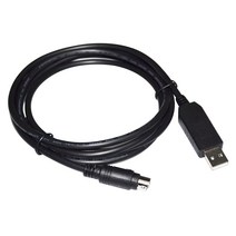 PLC 케이블 Ftdi ft232rl usb 미니 din 8p md8 plc 프로그래밍 케이블 yaesu 라디오 데이터 튜너 ft-100 ft-817 ft-857 ft-897, 5m