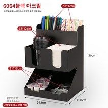 노감성 컵 디스펜서 컵받침대 냅킨 수납함 티백 보관랙 찻집 정리함 컵진열대 업소용 우드 빨대 B 40CM NY67Q, CB.공작 블루