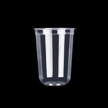 무지 투명/반투명 U형 리유저블컵 500/700ml 소량 업소용 핫컵 아이스컵 텀블러 내열 내냉 다회용컵, HP-U90(BODY)-유광 500ml [25개/줄], 1개, 1개