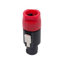 파워콘스피커 파워콘 커넥터 4 코어 전문 오디오 전원 플러그 Speakon, 03 T-Red