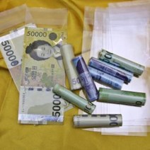 투명돈봉투 OPP돈비닐 10장 용돈말이 778EA, 본품