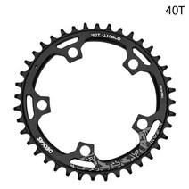 자전거체인휠 크랭크암 swtxo deckas 110bcd 로드 바이크 링 알루미늄 합금, 40t 체인링 블랙