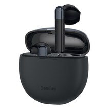 첫드림 Baseus 베이스어스 TWS 미니 작은 귀길 적용 리얼 무선 블루투스 이어폰 W2 블랙/화이트/그린/핑크, 블랙